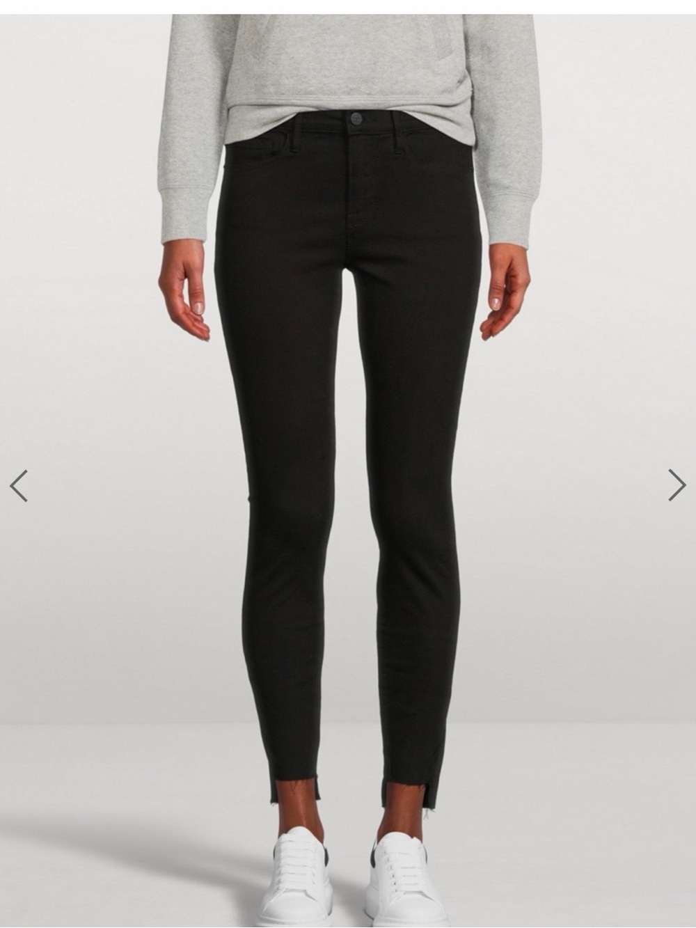 Frame Denim le Skinny de Jeanne with Raw step hem